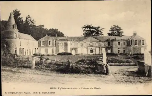 Ak Huillé Maine et Loire, Chateau du Plessis