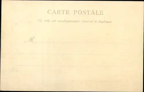 Ak Französisches Kriegsschiff, Lancement d'une Torpille a bord d'un Croiseur de 3e classe, Torpedo