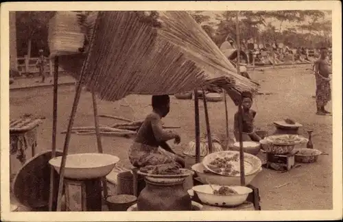 Ak Afrika, Missions Africaines, Province de l'Est, Scène de Marché