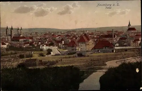 Ak Naumburg an der Saale, Totalansicht