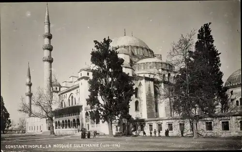 Foto Ak Konstantinopel Istanbul Türkei, La Mosquee Suleymanie