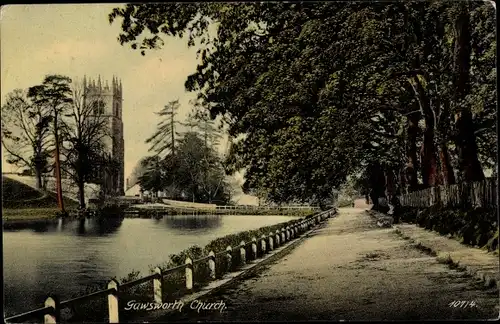 Ak Gawsworth North West England, Church