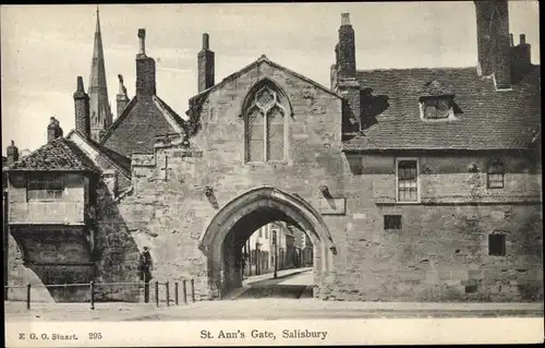 Ak Salisbury South West England, St Ann's Gate