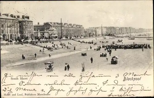 Ak Blackpool North West England, South Shore