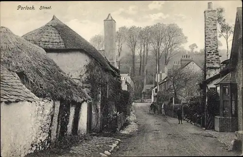 Ak Porlock South West England, Street View
