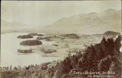 Ak Derwentwater Lake District Cumbria North West England, Skiddaw and Bassenthwaite