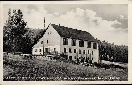 Ak Geising Altenberg im Erzgebirge, Brüder Reinhard Haus Grenzlandheim der König Georg Schule