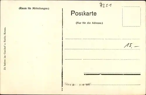 Ak Kühren Wurzen in Sachsen, Gesamtansicht, Gasthof Zur Sächsischen Krone