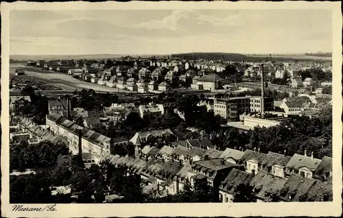 Ak Meerane in Sachsen, Gesamtansicht, Vogelschau