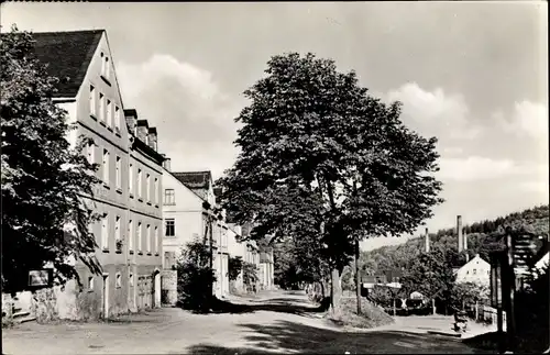 Ak Rechenberg Bienenmühle Erzgebirge, Ortspartie