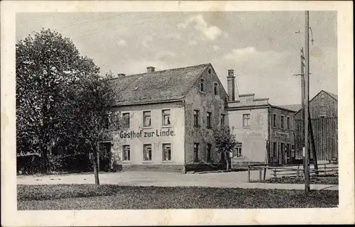 Ak Dittersbach Frauenstein im Erzgebirge, Gasthof zur Linde