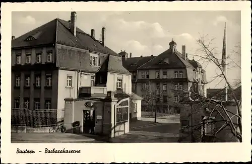 Ak Bautzen in der Lausitz, Blick auf die Barbarakaserne 