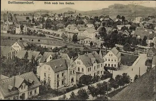 Ak Seifhennersdorf in Sachsen, Teilansicht mit Blick auf den Seifen