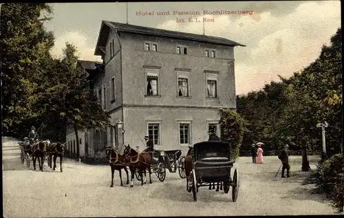 Ak Rochlitz, Hotel und Pension Rochlitzerberg, Inh. E. L. Rost