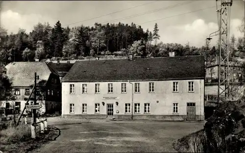 Ak Oberlochmühle Deutschneudorf im Erzgebirge, Ferienheim Oberlochmühle