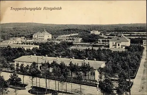 Ak Königsbrück in der Oberlausitz, Truppenübungsplatz