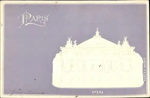 Präge Litho Paris IX, Opera Garnier