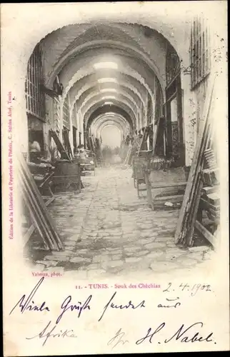 Ak Tunis Tunesien, Souk des Chechias