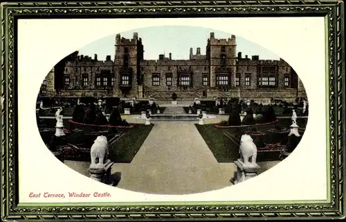 Passepartout Ak London City England, East Terrace, Windsor Castle