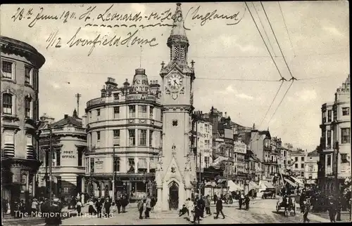 Ak Hastings East Sussex England, The Memorial