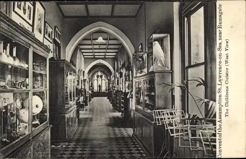 Ak St Lawrence on Sea Ramsgate South East England, Convent of the Assumption, The Childrens Cloister