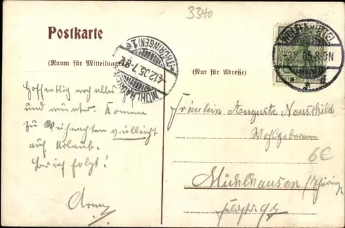 Ak Wolfenbüttel in Niedersachsen, Waldrestaurant Antoinettenruh