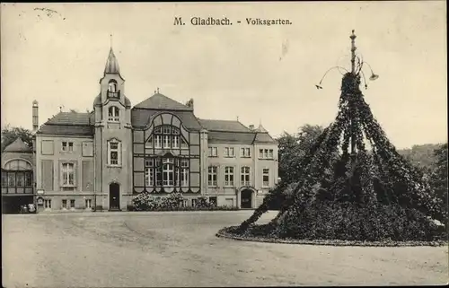 Ak Mönchengladbach am Niederrhein, Volksgarten