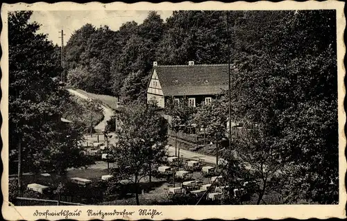 Ak Dresden Schönfeld Weißig Reitzendorf, Reitzendorfer Mühle mit Terrasse, Besitzer H. Wittrisch