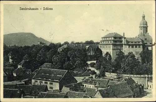Ak Sondershausen im Kyffhäuserkreis Thüringen, Schloss