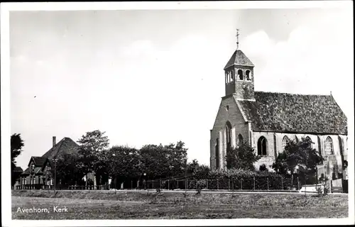 Ak Avenhorn Nordholland Niederlande, Kerk