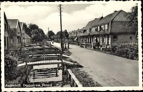 Ak Assendelft Nordholland Niederlande, Dorpsstraat Noord