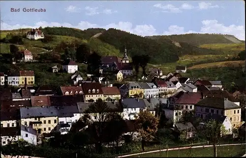 Ak Bad Gottleuba in Sachsen, Teilansicht
