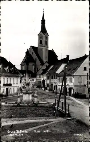 Ak Groß Sankt Florian Steiermark, Hauptplatz