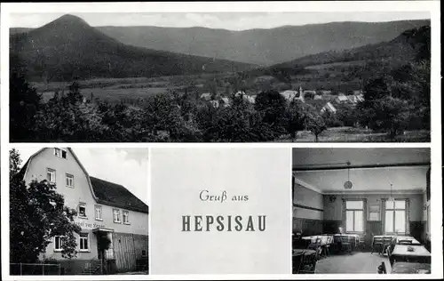 Ak Hepsisau Weilheim an der Teck Schwäbische Alb, Gasthaus zur Krone, Ins. Hans Braun