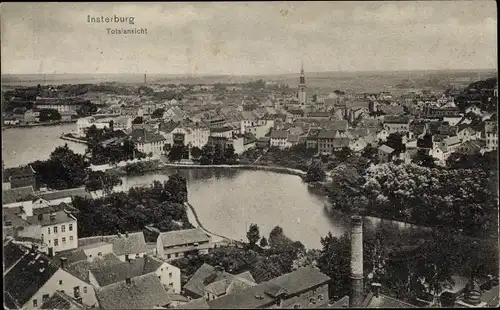 Ak Tschernjachowsk Insterburg Ostpreußen, Panorama