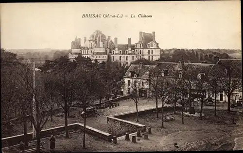 Ak Brissac Maine et Loire, Le Chateau