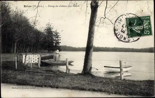 Ak Brion Maine-et-Loire, Etang du chateau des Hayes