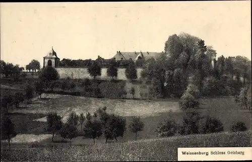 Ak Wissembourg Weißenburg Elsass Bas Rhin, Schloss Geisberg