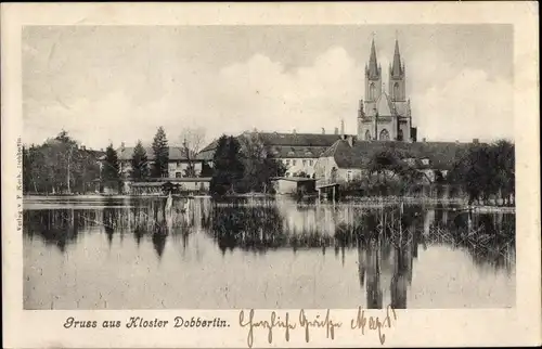 Ak Dobbertin Mecklenburg, Kloster, Wasserpartie