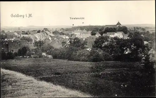 Ak Goldberg in Mecklenburg, Totalansicht