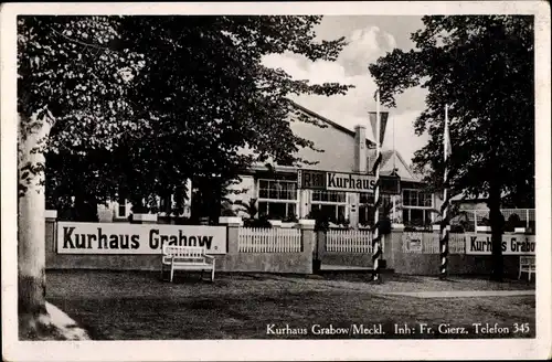 Ak Grabow in Mecklenburg, Kurhaus