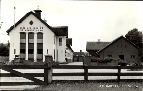 Ak Sijbekarspel Nordholland Niederlande, K.I. Station