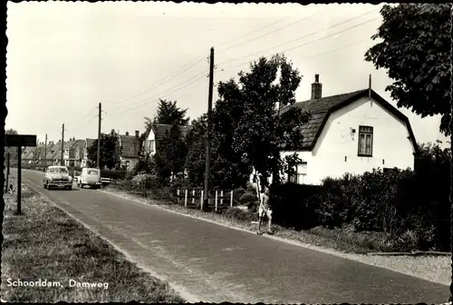 Ak Schoorldam Nordholland Niederlande, Damweg