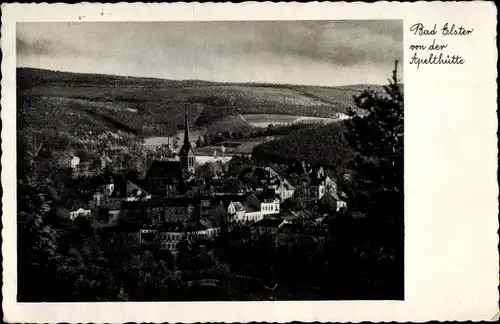 Ak Bad Elster im Vogtland, Panorama von der Apelthütte