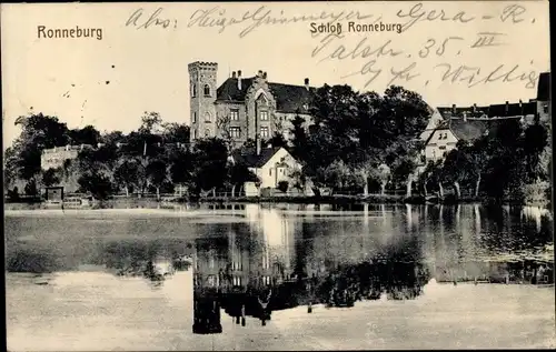 Ak Ronneburg in Thüringen, Schloss