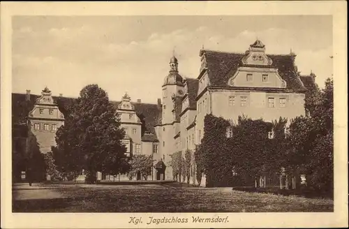 Ak Wermsdorf in Sachsen, Jagdschloss