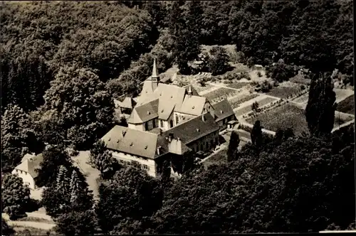 Ak Eibingen Rüdesheim am Rhein, Nothgottes, Fliegeraufnahme, Müttergenesungsheim, Jugendheim