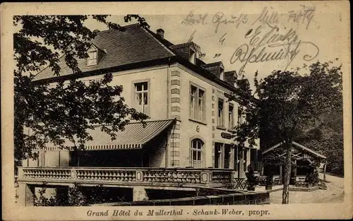 Ak Müllerthal Waldbillig Luxemburg, Grand Hotel, Inh. Schank Weber