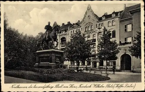 Ak Nordhausen am Harz, Friedrich Wilhelm Platz, Kaffee Dietze