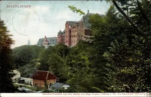 Ak Beichlingen in Thüringen, Teilansicht